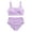Purple, variant on Heydday Women's Plus Size High Waisted Bikini, Ribbed Two Piece Tummy Control Bathing Suit, Adjustable Strap Padded Swimsuit for Summer Beach Pool Vacation, Curvy Swimwear(Navy/L)