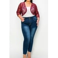 thumbnail image 4 of Women's Plus Size Casual Lace Bolero Cardigan, 4 of 6
