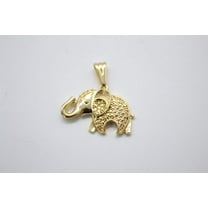Small 18K Gold Filled Elephant Pendant
