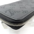 thumbnail image 4 of Pre-Owned LOUIS VUITTON Louis Vuitton Long Wallet M61867 Zippy Monogram Mahina Noir... (Good), 4 of 10