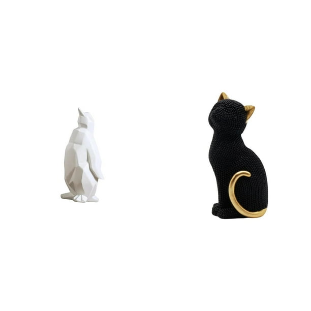 Escultura de pingüino,Escultura de pingüino,decoración nórdica para el hogar,Adorno de mesa con estatua de animal,artesanía,decoración para dormitorio,Figura de escritorio,Estatua de