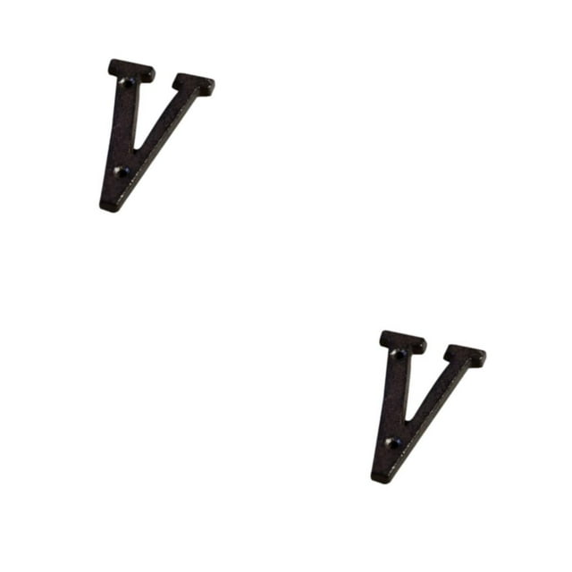 Baohd Iron Decoration Doorplate Easy To Install And Wide Range Of Uses For Door V 2Set