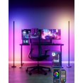 thumbnail image 3 of Uocub Corner Floor Lamp, 2 Pack RGB Corner Lamp with App/Remote/Button Control, Smart LED Floor Lamp with 16 Million DIY Colors & 68+ Scene, Music Sy, 3 of 9