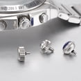 thumbnail image 6 of Uxcell 2Pack 5.5x6mm Watch Crown Parts, Stainless Steel Flat Head Long Stem Watch Crown 2mm ID Silver Tone, 6 of 6