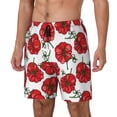 thumbnail image 2 of Uemuo Hand Drawn Tomatoes Pattern Mens Swim Trunks Quick Dry Board Shorts with Mesh Lining, Stretch Beach Shorts Quick Dry No-Chafing Board Shorts-3X-Large, 2 of 9