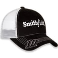 thumbnail image 3 of Men's Stewart-Haas Racing Team Collection Black/White Aric Almirola Smithfield Adjustable Hat, 3 of 5