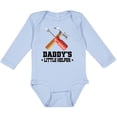 thumbnail image 3 of Inktastic Daddy Little Helper Tools Boys Long Sleeve Baby Bodysuit, 3 of 5