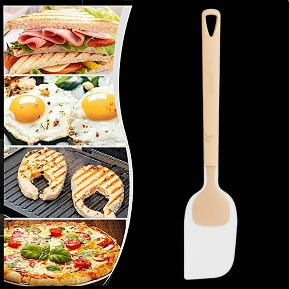 Non-Stick Kitchen Spatula, Food-Grade Silicone Scraper, High-Heat Resistant Cookware Tool, Gentle on Pans, Dishwasher Safe, Baking & Cooking Utensil