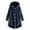 Navy, variant on qucoqpe Plus Size Winter Coat for Women 2025 Fall Winter Fashion Fleece Jacket Solid Color Zip Up Hoodies Outwear