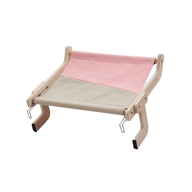 Cat Bed,Cat Hammock Bed Wooden Cat Perch Bed Cat Window Perch Sturdy Construction