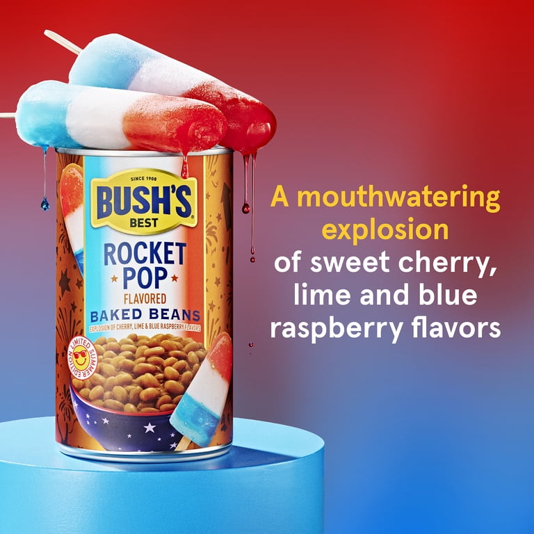 Bush's Rocket Pop Flavored Baked Beans, Limited Summer Edition