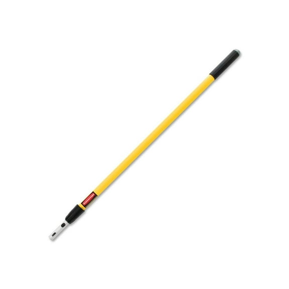 Rubbermaid Commercial HYGEN HYGEN Quick-Connect Extension Handle, 48-72", Yellow/Black