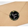 thumbnail image 4 of Darling Souvenir Personalized Floral Border Elegant 1.6 Inches Round Thank You Stickers DIY-45 Pcs, 4 of 4