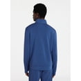thumbnail image 3 of Athletic Works Men's Scuba Knit Quarter Zip Sweatshirt, Sizes S-3XL, 3 of 5
