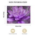 thumbnail image 2 of Nawypu   Flowers Wall Art Blooming Lotus Water Lily Picture Elegant Pink Blue Purple Floral Painting Canvas Print Framed Modern Home Bedroom Living Room Decor Ready to Hang, 2 of 5