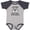 Baseball Heather and Navy, variant on Inktastic Future Banjo Player Like Grandpa Boys or Girls Baby Bodysuit