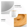 thumbnail image 3 of BESTYASH Vegetable Fresh Keeping Box Storage Canister Carbon Steel Kitchen Organization White 1Pack, 3 of 7