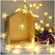 thumbnail image 4 of Luces de cadena de copo de nieve, LED Fairy Snow Lantern Lights decoración interior y exterior para año nuevo, Navidad, patio de césped(Color cálido)(3.20 metro y 20 luces), 4 of 5