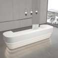 thumbnail image 4 of Consul Churches Reception Desks Beauty Study Standing Reception Desks Information Drawer comptoir caisse Office Furniture WJ25XP My Lux Decor Round, 4 of 12