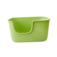 thumbnail image 1 of Milaget High Sided Cat Litter Boxs Cage Litter Pans for Kitty Hamsters Small Animals Green, 1 of 9