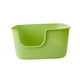 thumbnail image 1 of Inodoro abierto para gatos, lavabo grande para arena para gatos, fácil de limpiar, orinal para gatos pequeños y medianos, gatos de interior, animales Verde, 1 of 8