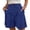 Z10Royal Blue, variant on Shorts High Waisted Pleated Lightweight Casual Summer Trendy 2026 Work Trouser Shorts with Pockets Army Green S