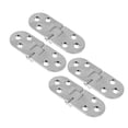 thumbnail image 2 of Shisuyan Alloy Hinge Silver 4Pcs 3.0x1.1In, 2 of 9