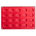 thumbnail image 2 of PENGXIANG New Kitchen Tools & Gadgets 11.5  X 6.7  20 Cavity Mini Madeleine Shell Cake Pan Silicone Mold Cookies Baking Mould, 2 of 5