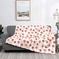 thumbnail image 2 of Zufioo Pastry Print Horizontal Flannel Blanket, Anti-wrinkle, Anti-shrinkage, Anti-allergic Plush Blanket, Household Items Suitable for Bedroom-50"x40", 2 of 6