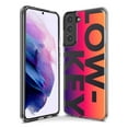 thumbnail image 3 of MUNDAZE Samsung Galaxy S21 Shockproof Clear Hybrid Protective Phone Case Purple Pink Orange Clear Funny Text Quote Low Key Cover, 3 of 5