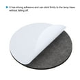 thumbnail image 4 of Uxcell 6.3" Dia. Adhesive Non-Slip Backed Felt, 2 Pcs 5mm Thick Round Lamp Base Anti-Slip Mat Anti-Scratch Pad, Brown, 4 of 6