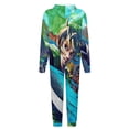 thumbnail image 5 of The Legend of Zelda Women Men Pajamas Zipper Onesie Jumpsuit Hooded One Piece Sleepwear, 5 of 7