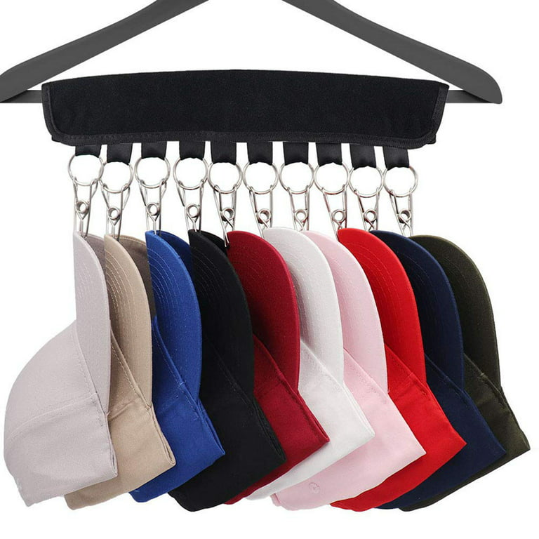 LEKUSHA Cap Organizer Hanger, 10 Baseball Cap Holder, Hat Organizer for  Closet - Change Your Cloth Hanger to Cap Organizer Hanger - Keep Your Hats  Cleaner Than a Hat Rack, Pack of