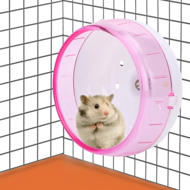 Hamster Toy, Hamster Wheel, Sturdy Small Pets For Hamster Guinea Pig Chinchilla Exercise Running Roller Pink