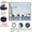 White, variant on Summer Self-adhesive Window Screen Anti-Mosquito Prevent Flying Insects Invisible Mesh Curtains Removable Magnetic Screen Window