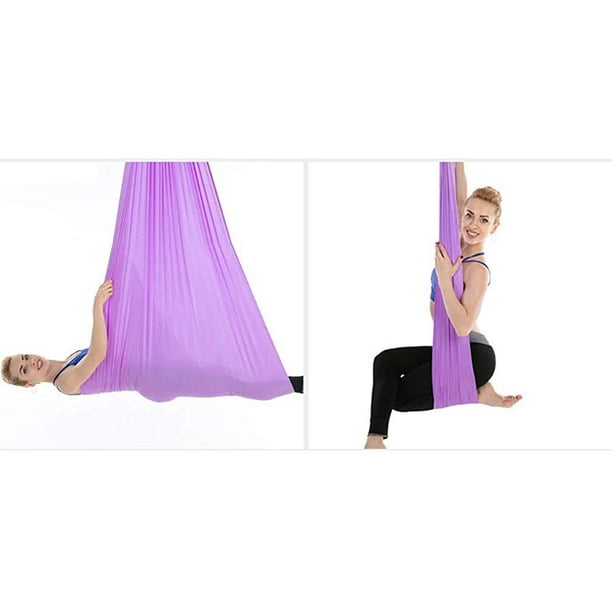 Aerial Silks - Premium Aerial Yoga Antigravity Yoga, Inversion Exercises,  Improved Flexibility Core Strength 