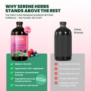 Serene Herbs Soursop Bitters Liquid – Mixed Berry Flavor, 16 fl oz