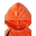thumbnail image 4 of TheFound Modèle d'Une Seule Pièce Bébés à Capuche Romper Orange Citrouille Visage Applique, 4 of 8