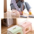 thumbnail image 1 of Portable Step Stool Plastic Collapsible Child Chair Non-sliping Shower Sitting Stool, 1 of 8