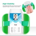 thumbnail image 2 of Miangastore PVC Arm Badge Holders with Adjustable Strap for Cards Suitable for Work and Daily Life Use Assorted Color, 2 of 8