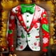 thumbnail image 3 of Camiseta con estampado 3D de Navidad para hombre y mujer, traje simulado, Tops de manga larga, ropa de diseñador de moda para fiesta, ropa de gran tamaño para niños, nuevo, 3 of 5