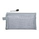 thumbnail image 2 of Bolso de malla para lápices | Plástico para bolsa transparente con cremallera | Gran capacidad 4,9x8,2 pulgadas | Cremallera brillante duradera, organizador multiusos, blanco/gris/negro | Estuche, 2 of 6