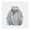 thumbnail image 6 of Loose Hoodie Men Zip Up Heavy Fabric Jacket Coats Streetwear, 6 of 6