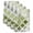 Green, variant on Red Morocco Kitchen Towels Set of 1, Rustic Country Smear Street Mottled Art Absorbent Dish Towels for Kitchen, Microfiber Hand Towel, Quick Drying Tea Towel for Cleaning Decorative Dishcloths