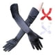 thumbnail image 2 of Guantes largos de satén BuyWeek 3 pares Nylon para fiesta de ópera, 2 of 12