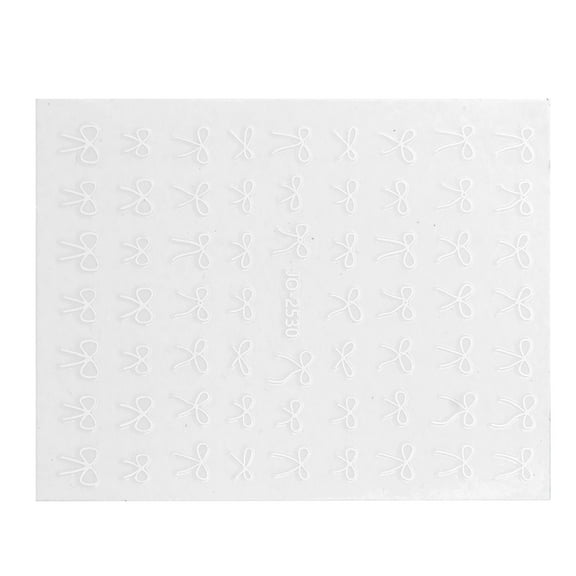Bows Nail Art Stickers Self-Adhesive Nail Decals French Bows Nail Stickers Manicure Accessories for Nail Art Decors