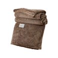 thumbnail image 2 of Clearance Under $5!Yyuenw Fleece Throw Blanket for Couch - 300GSM Soft & Warm Fluffy Yellow Blanket, Decorative and Giftable Striped Blankets for Women, Men, 40"x47", 2 of 5