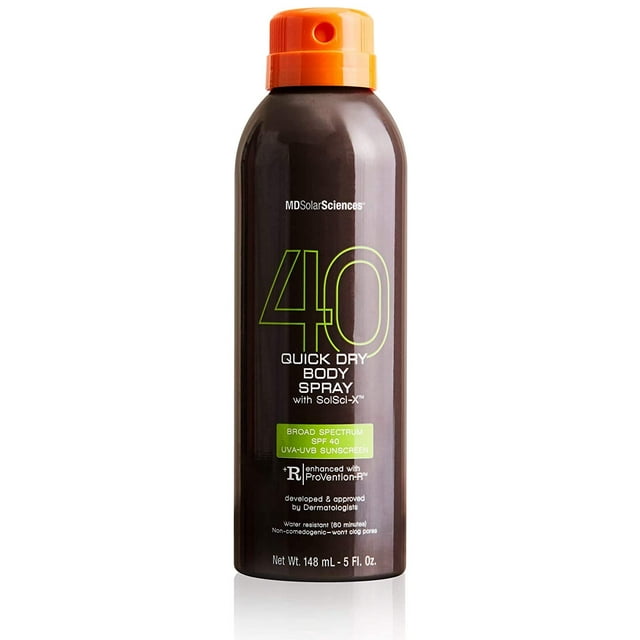 Protector solar MDSolarSciences Spray corporal de secado rápido SPF 40 148 ml