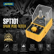 AUTOOL SPT101 Automotive Spark Plug Tester, 0-6000rpm Adjustable Car Spark Plug Ignition Analyzer Diagnostic Tool for 12V Gasoline Vehicles
