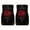 Black, variant on SNGMN Car Accessories - Car Foot Mats Carpet Set, Universal Stain Resistant Floor Mats with Rose Pattern, 2-Piece Front Mats for Cars